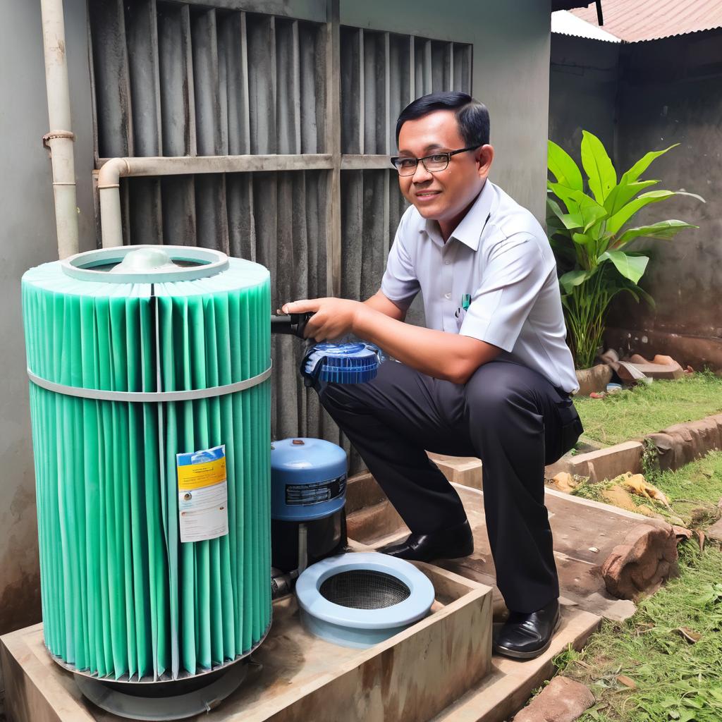 Filter Air Sumur Berkualitas Tinggi untuk Menghilangkan Bakteri dan Zat Berbahaya Lainnya